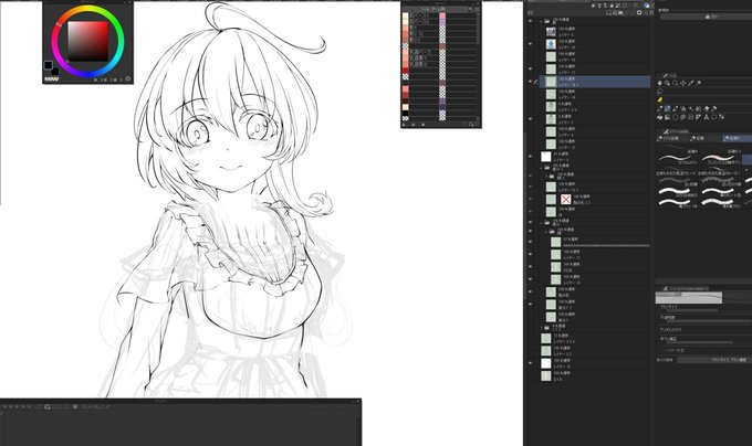 ヒロイン様の服装が決まらなすぎて四苦八苦しておりますの😭😭😭😭😭😭 