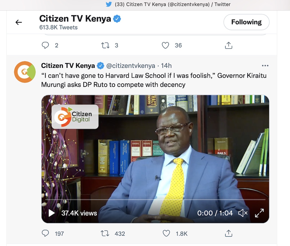 MigunaMiguna's tweet photo. Oh, yes, you are, Kiraitu Murungu, otherwise, you would have stated: "I COULDN'T have gone to Harvard if I WERE foolish..." There are a lot of FOOLISH or functionally illiterate people who claim to have studied at @Harvard - and I'm not speaking of the Fat Toad. 😅 https://t.co/sY14RQByph
