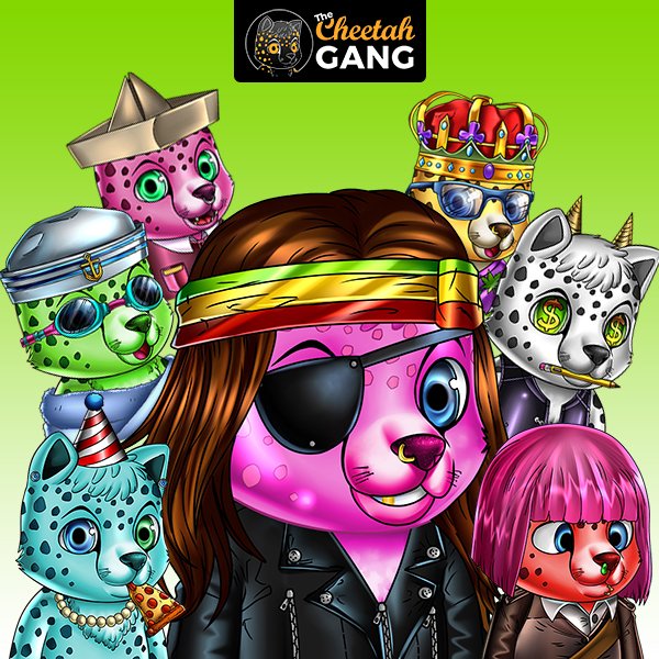 Hey folks, Cheetahs are still here. COME AND GRAB YOUR CHEETAH NOW, Before they go away!

#NFT #NFTCommunity #NFTs #NFTartwork #nftcollectors #thecheetahgang
