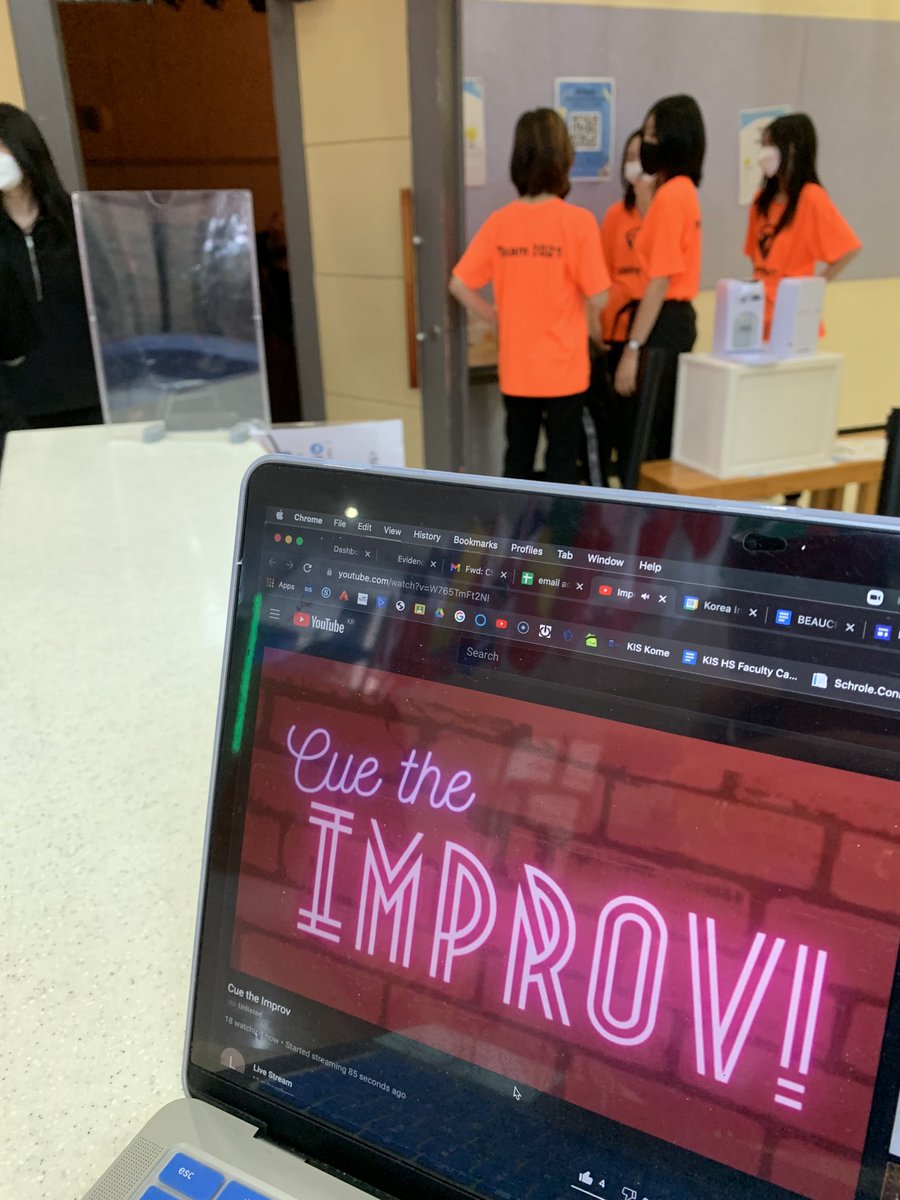 aimkellar's tweet photo. Happening now: Improv @ KIS! https://t.co/EZ2wodi6AO