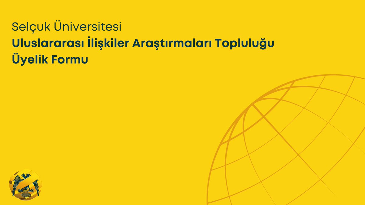 Suiat_SU's tweet photo. SUİAT Selçuk Üniversitesi'ndeki üyelerini arıyor!

Selçuk Üniversitesi Uluslararası İlişkiler Araştırmaları Topluluğu olarak üniversitemizdeki öğrencilerimizi Uluslararası İlişkiler interdisipliner çatısı altında toplanmaya davet ediyor, desteklerini bekliyoruz. https://t.co/m6z0hlT8oq