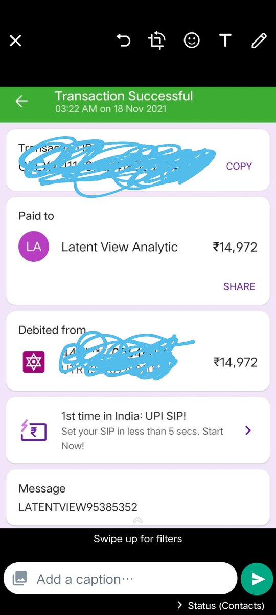 girish_mintu's tweet photo. Finally I'm not going to sleep 😌💃
#LatentViewIPO #latentview https://t.co/Z4IJfxMjaq