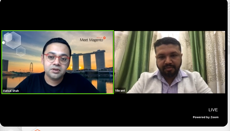 MeetMagentoSG's tweet photo. #VSTalks cast their spell on all #MM21SG attendees as @vatsalshah and @vikrantshukla shared their expert insights on #digitalcommerce technologies.
But our bag still has a few more interesting sessions to go. Join the virtual track now - https://t.co/67Vt0RDEO0
#meetmagento https://t.co/8veDHcfmDV