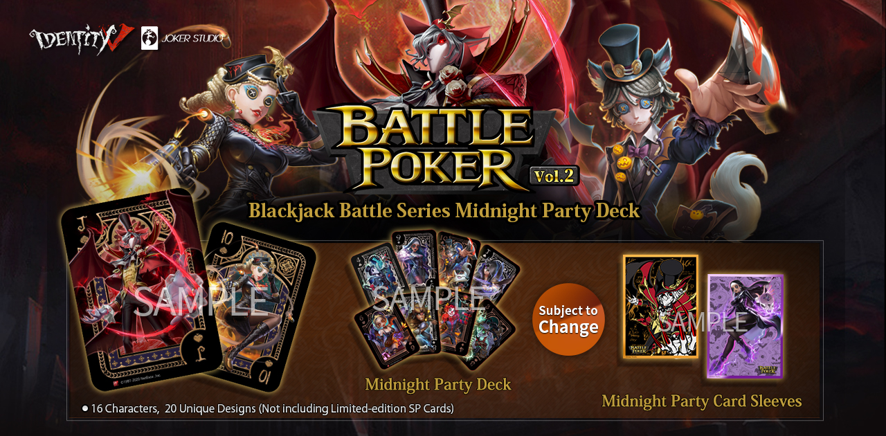 第5人格バトルポーカー 第五人格 IdentityV 白黒無常 限定品 バトルポーカー 第五人格