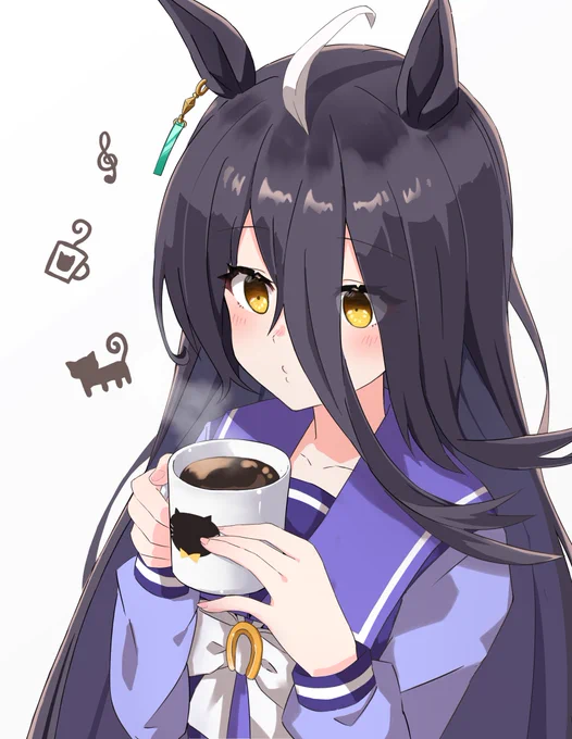 ふーふーカフェちゃん
#ウマ娘 #マンハッタンカフェ 