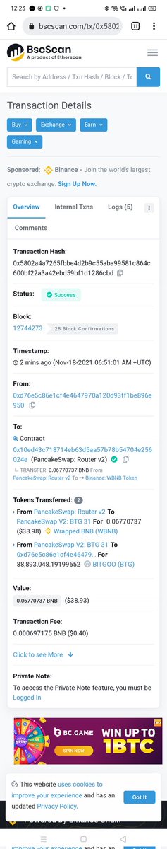 sahadevhalder09's tweet image. Just now I bought Bitgoo coin 
#bitgoo 
#cryptotrading 
#trading