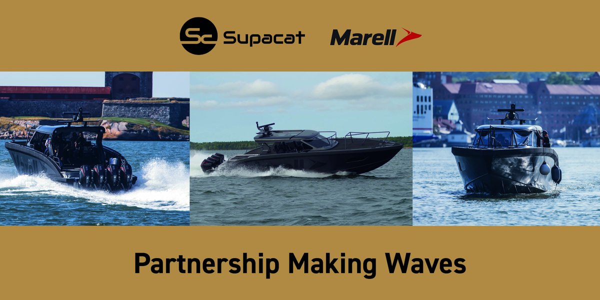 SupacatLtd's tweet photo. The Marell Boats &amp; Supacat's M15 superior operational performance is testament to its Swedish design. https://t.co/bQ8oXy2ybz #Partnershipmakingwaves #M15 #Marell https://t.co/vWcjGNnp3b