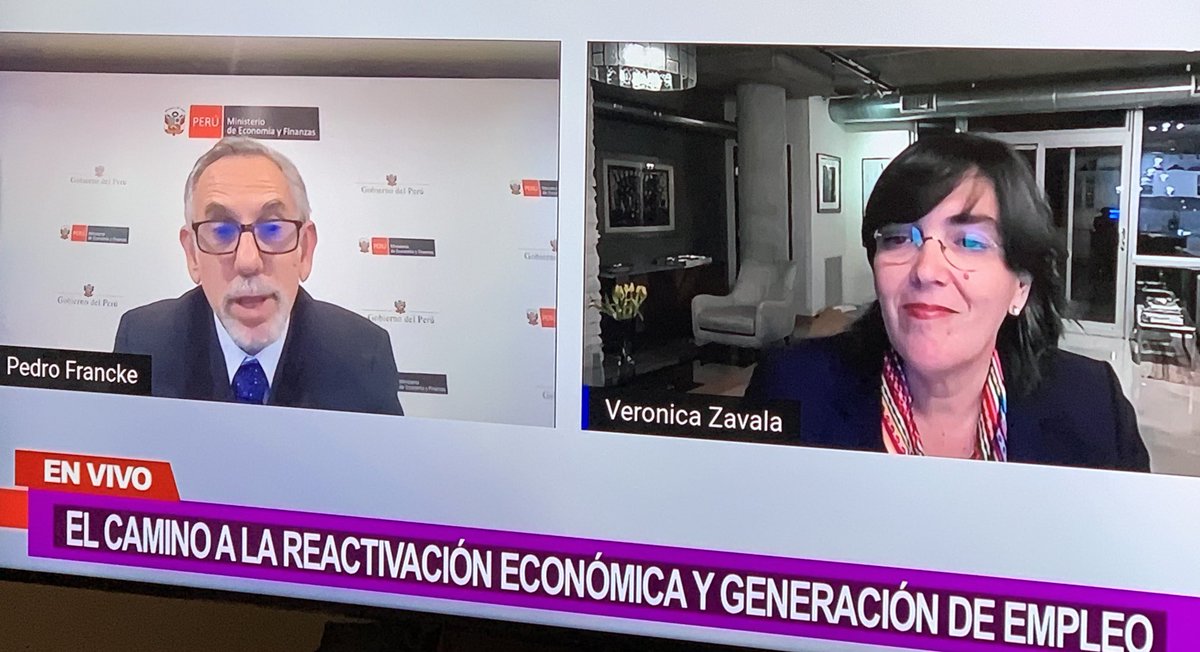 Muy importante la pregunta de ⁦<a href="/VeronicaZavalaL/">Verónica Zavala</a>⁩ sobre cómo generar empleo y a la vez hacerlo pensando en cerrar la brecha de género. ⁦Si <a href="/pedrofrancke/">Pedro Francke</a>⁩ logra los fondos específicos para mujeres emprendedoras que ha planteado sería un gran logro!
