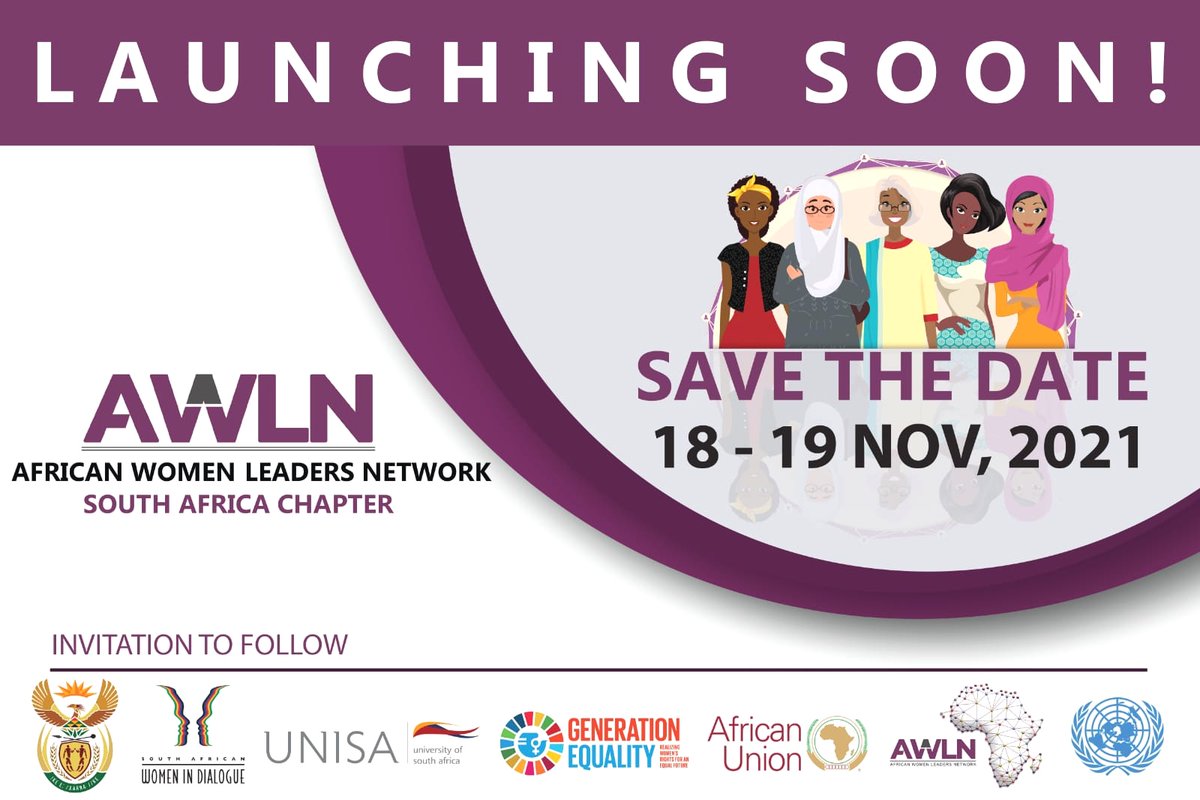 BWC_ingwe's tweet photo. Exciting news alert!!
African Women's Leadership Network will be launching a South African chapter and we are excited to be a part of the exciting launch program.
#AWLN #GenerationEquality #ActForEqual #IamBWC #IamGenerationEquality https://t.co/k6P1DevqqF