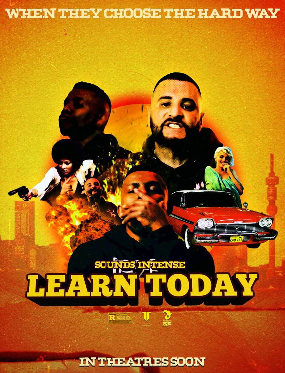 chronburgundy's tweet photo. 🚨PSA🚨 TitusTrack Entertainment x @AfricanDojo have a brand new feature film coming out soon! But first, U gon' get the soundtrack...
#LearnToday #SoundsIntense #TitusTrackEntertainment #AfricanDojoStudio #GrindHouse #MoviePoster #YouTube https://t.co/1bEVYkntKA
