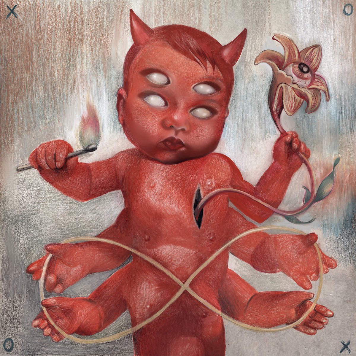 DolcePaganne's tweet photo. GM everyone! Have a drop: “Toddlerpillar from Hell” 🔥my derivative for @toddlerpillars❤️‍🔥 available on @opensea (0.666 eth) 👉🏿 https://t.co/T0n90JgVeK 🩸@SuperchiefNFT @ether_cards 🩸#OpenSeaNFT #nftart #nftcollectors #NFTs #painting https://t.co/lM1kTQWp5c