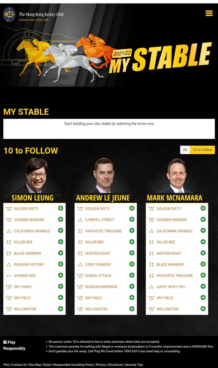 ChareneWoo's tweet photo. You can follow @hello_broadcast , @LJ__andrew 10 to follow in #MyStable
JOIN NOW:
https://t.co/df3czGzdYO
#HKRacing https://t.co/8OTqE3Ip6X