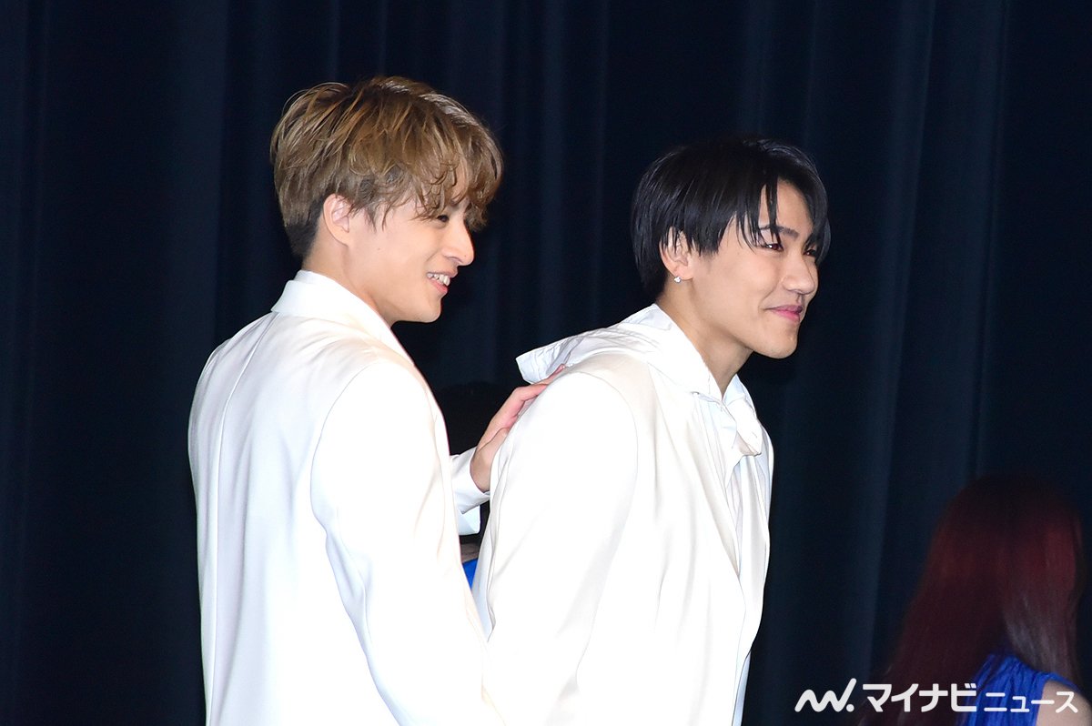 mn_enta's tweet photo. 白濱亜嵐、GENERATIONS全員で映画イベント「不思議」中務裕太は妊娠する役で発見も（写真41枚）

#GENERATIONS #KAZUKI #伶 #DEEPSQUAD #iScream #昨日より赤く明日より青く #CINEMAFIGHTERS

 https://t.co/waHE8JAAfi https://t.co/PP3dI3RE4I