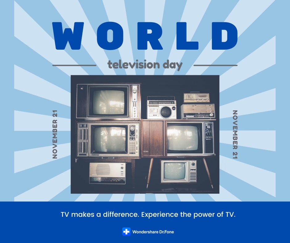 drfone_toolkit's tweet photo. How long have you not been sitting with your family and watching TV? Today is World Television Day, have a nice weekend with your family. 📺🛋🏡
#tv #home #WorldTV #Drfone https://t.co/wxSYM3YQ1K