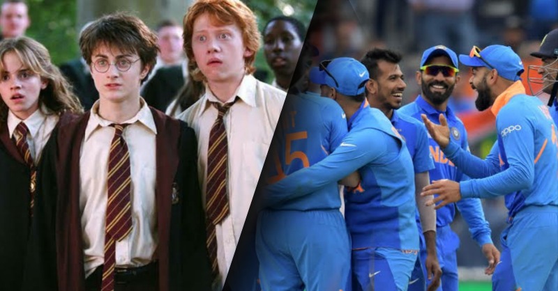 khelbuzztweets's tweet photo. As the Harry Potter cast decided to come together at Hogwarts for a reunion, we also decided to portray your favorite cricketers as Harry Potter characters.

Check which character suits whom here: 

#HarryPotter20thAnniversary #HarryPotter #Kohli #RohitSharma #INDvNZ #INDvsNZ