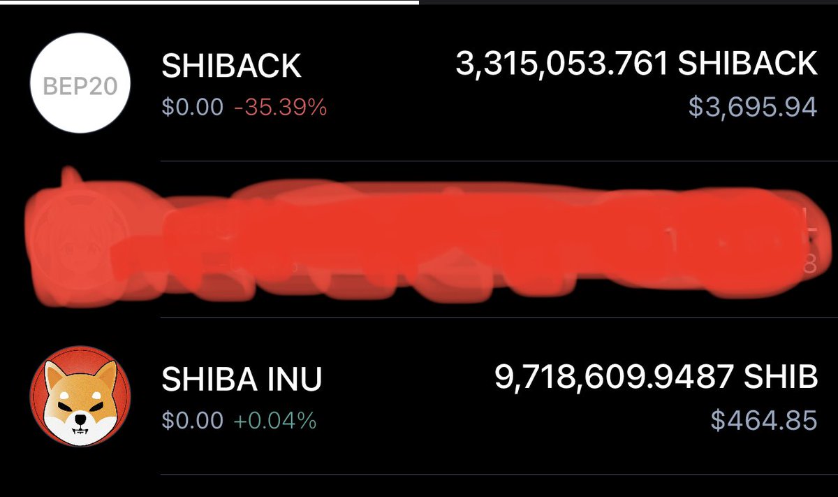 Kiridu4's tweet photo. This $SHIB is all you @ShibackToken .. thank you!!! 🚀🚀🚀🚀🚀 https://t.co/6dQDVQy52Q