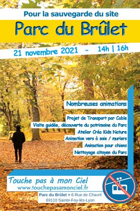 TPAMC69's tweet photo. Venez nombreux ce dimanche pour profiter du parc du Brulet potentiellement en peril avec me projet de #téléphérique #transportparcable https://t.co/LMVjDvMGSv
