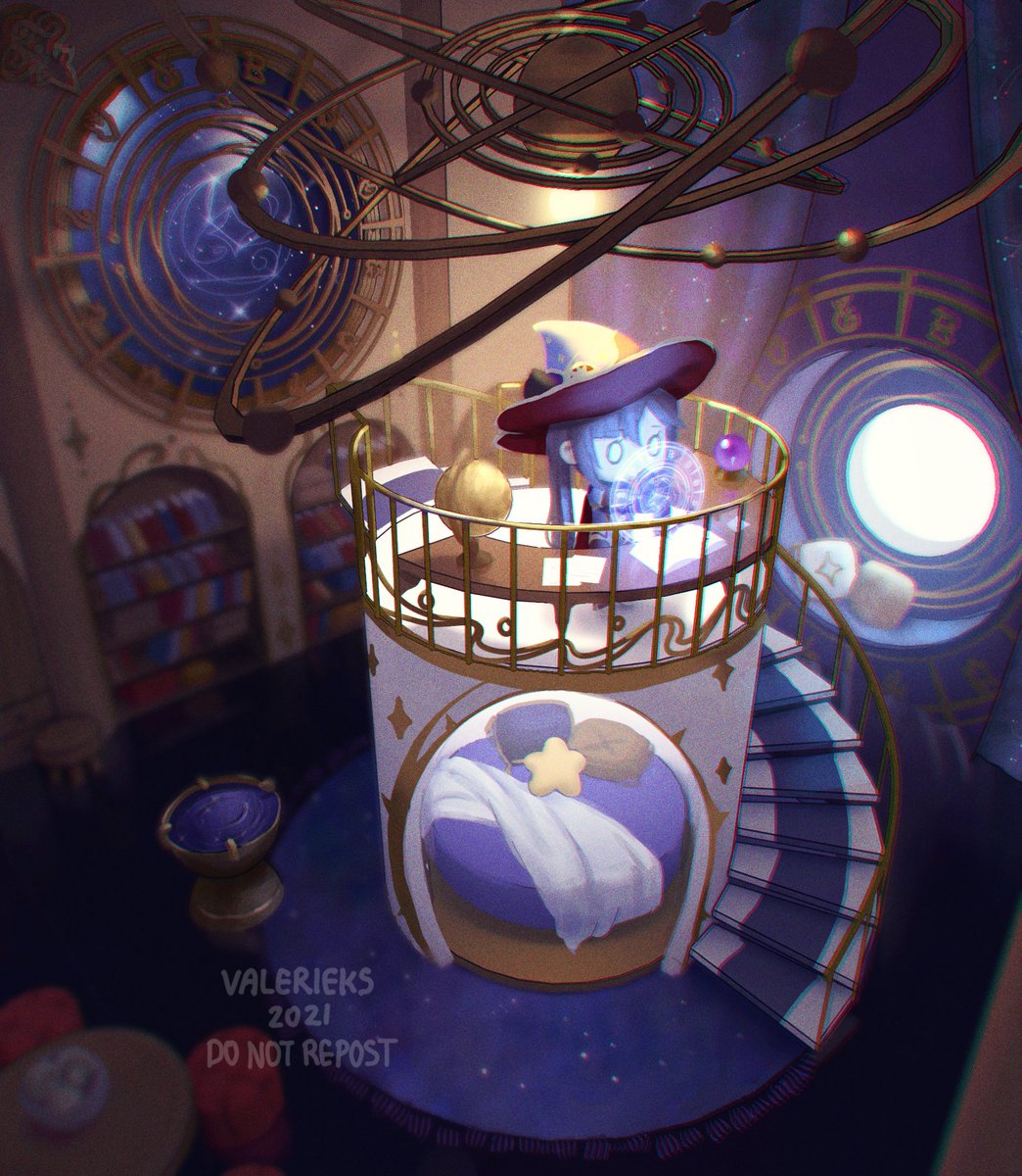 valerieks_'s tweet photo. #MonaMegistus inspired room

(Financial status aside, that is)
#GenshinImpact https://t.co/yv9mV7i4sJ