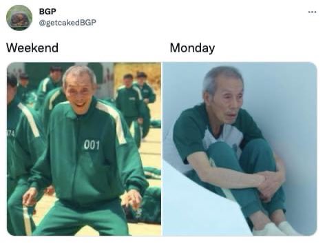 smile2laughter's tweet photo. T12 - Squid Games #SquidGame #meme #memesdaily #MemeContest #MEMES #hilarious https://t.co/vu4npPKVyB