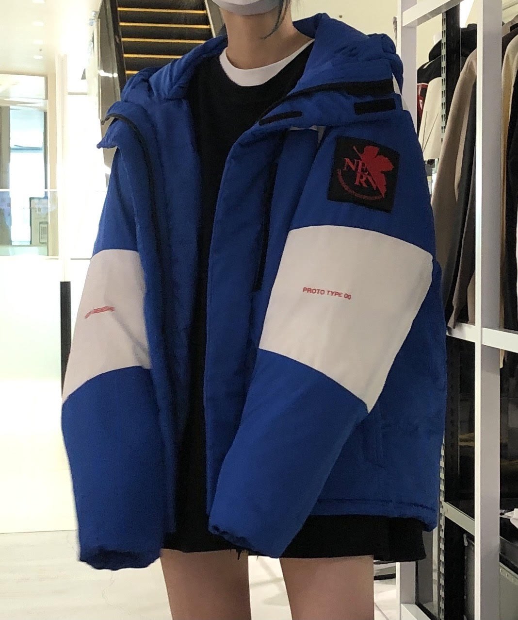 RADIO EVA 2号機モデル ダウンジャケット