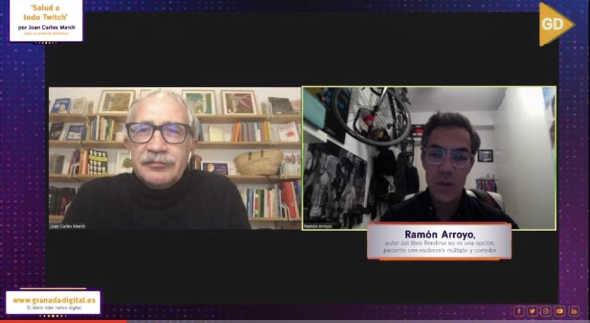 joancmarch's tweet photo. Pacientes y asociaciones que estuvieron brillantes en mi #SaludATodoTwitch en @granadadigital
✅ https://t.co/Ad2T0G5f1H
✅ https://t.co/ONm8YZ7pJ0
Con:
@rarroyoes
@santaoes
@egea_agna
@jacobocp
@pcarrascal
Cari Peregrin @agdem_granada
Y con grandes profesionales https://t.co/BrnGIuJNMR