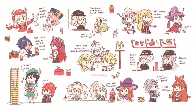 Mondstadt McDonalds 🍟

#原神 #GenshinImpact 
