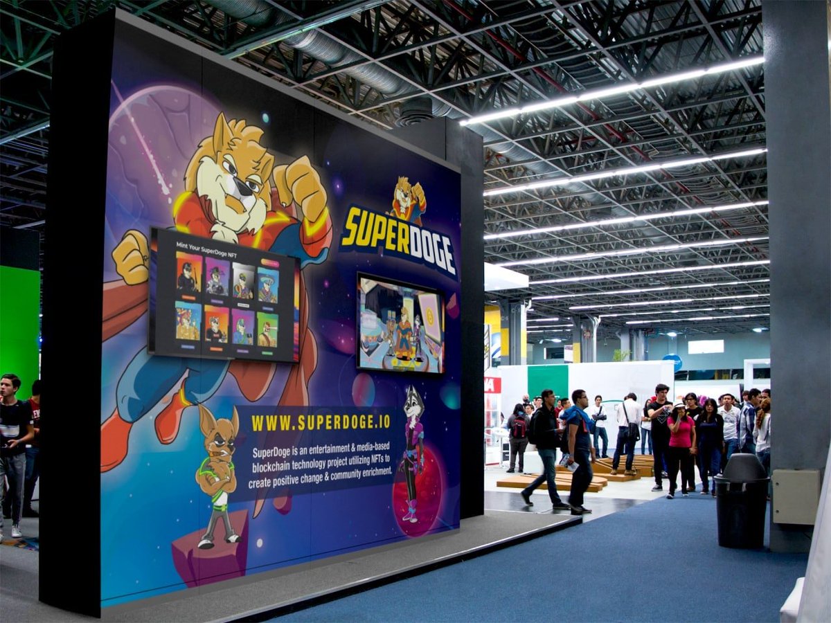SUPERDOGEio's tweet photo. #SuperDoge is going to #Dcentralcon Nov 30 - Dec 1 2021

✅Official sponsor - Coffee Station on Dec 1
✅Booth and 4 man team in attendance.
✅Panel discussion from Emmy nominated lead writer Adam Gilad.

#dogepack #NFTs #BSCGem https://t.co/pzlq0IaBAn