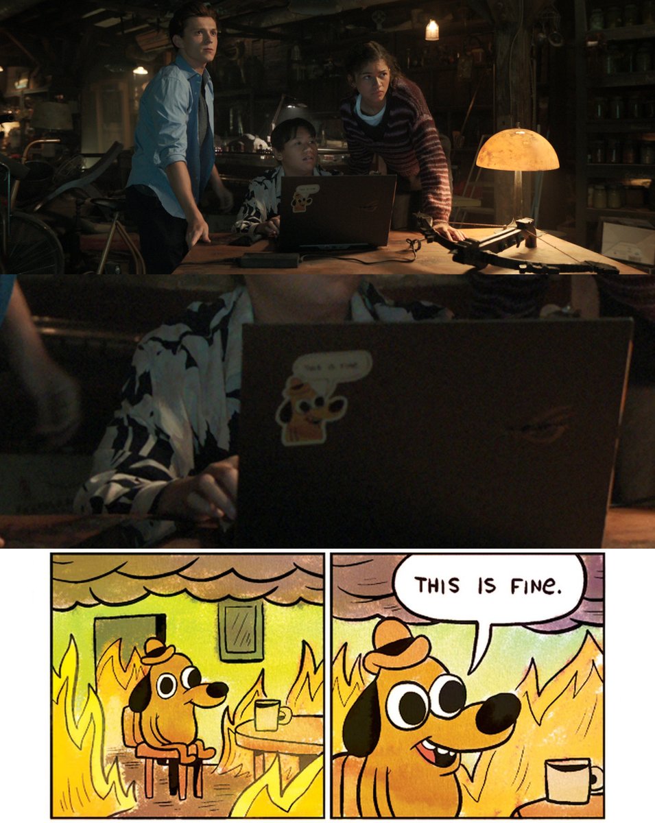 ajdesigns0220's tweet photo. *chuckles* This is fine.
#Multiverse #PeterParker #SpiderManNoWayHome  #SpiderMan #NoWayHome #Electro #GreenGoblin  #Spidey #DocOck #JJonahJameson #Sandman #TheLizard https://t.co/y202CUZWzX