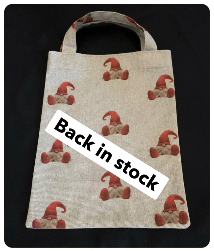 izzabodsbubble's tweet photo. Back in stock in my eBay shop   https://t.co/YZUnQGp90K #tomte #gnome #gnomes #gonk #Christmas #Christmasgifts #handmade #handmadegifts #buyhandmade #eBay #HandmadeInUK #handmadewithlove #festive #festivity #Christmas2021  #christmasspirit #totebag #totebags #allthebags #bag #sew https://t.co/KIr8ACQcV0