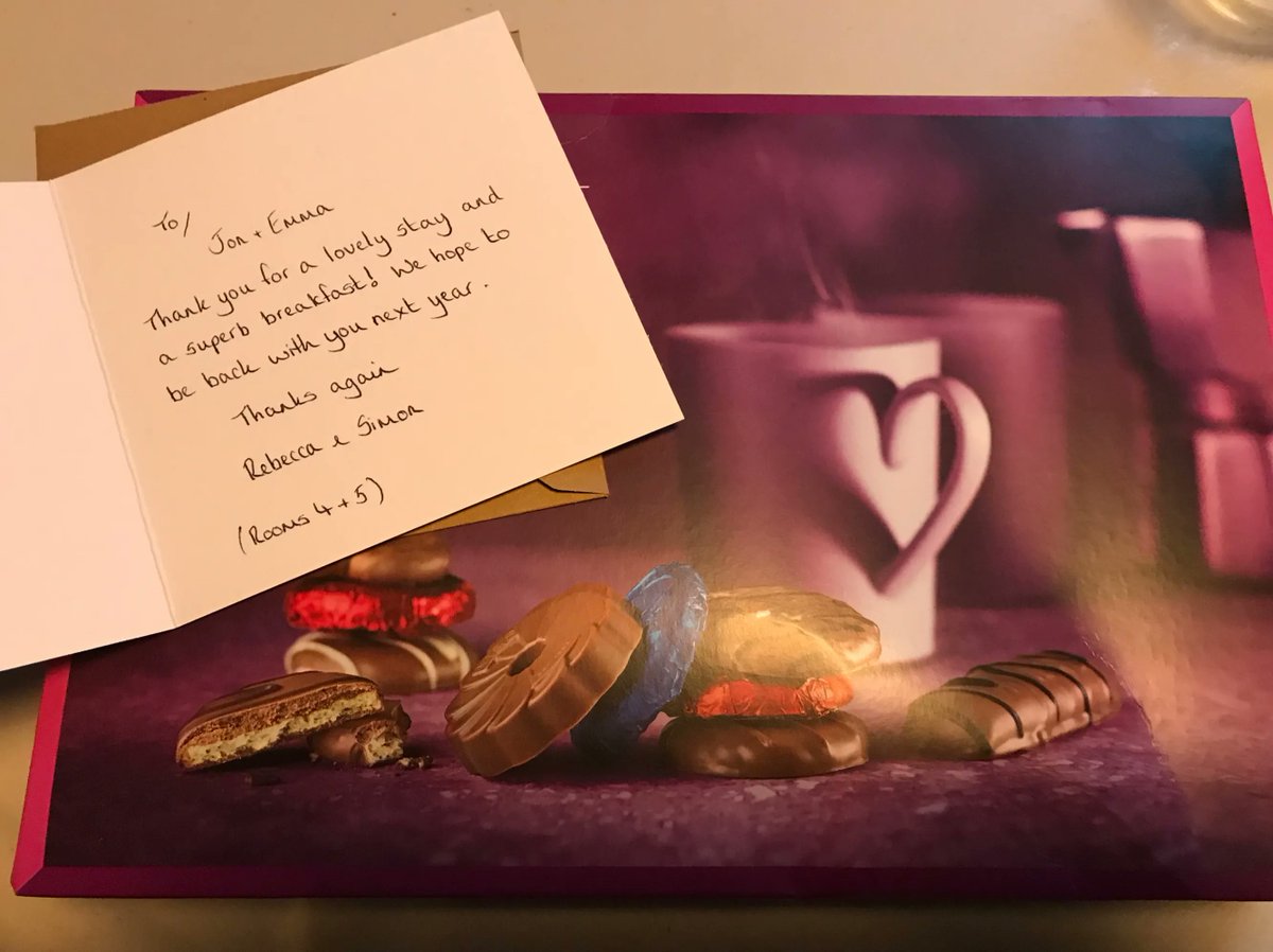 GreystokeHouse's tweet photo. We think we have the best guests but it’s wonderful when all your hard work is appreciated. #bestguestsever https://t.co/ufMJ1iK5U8
