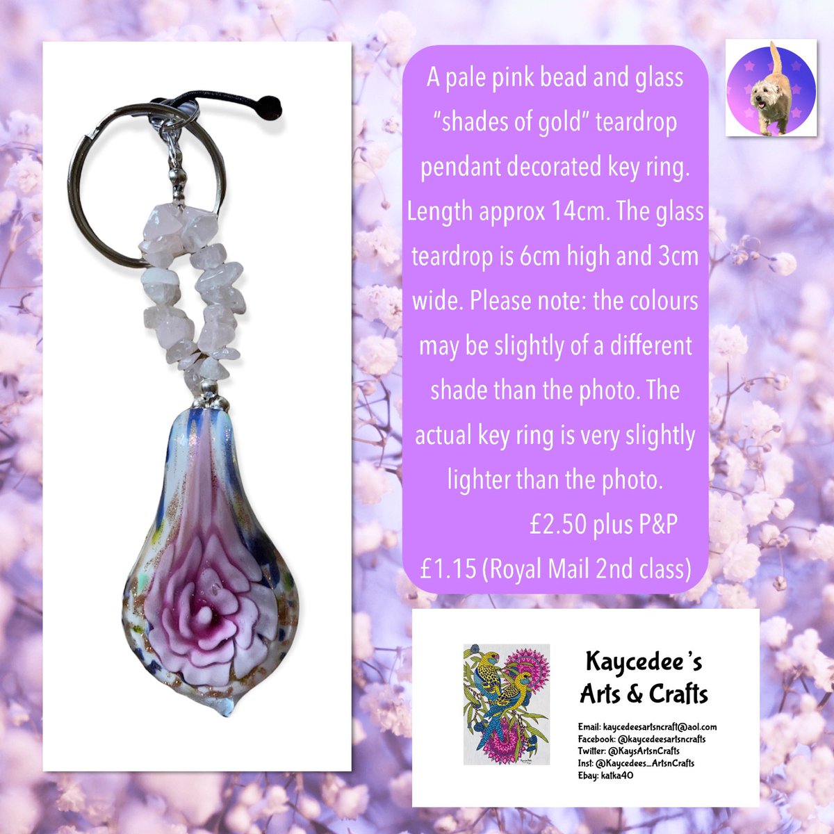 KaysArtsnCrafts's tweet photo. Scruffy says, “Key rings for sale. Only ONE of each left. Get one while you can!”
#Christmasshopping #keyring #beading #dogs #petpages #handmade #SmallBusiness #crafts #ForSale #zentangle #zentangleart #mandalaart #creative #ceramic #rockpainting #artwork #dotpainting #htlmp https://t.co/AJhPWHt2P8