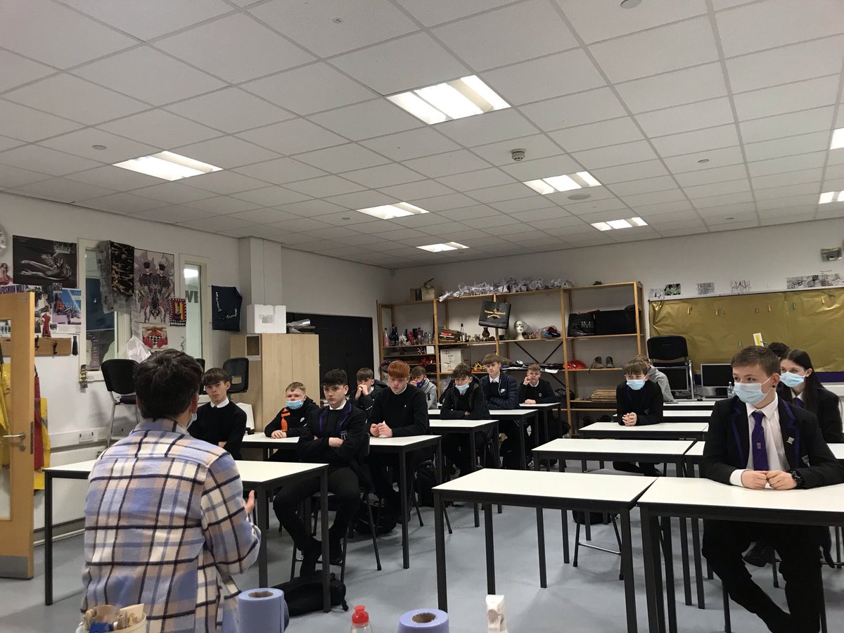 Careers week we have had visits from <a href="/RobertsonGroup/">Robertson</a> <a href="/StirlingCouncil/">Stirling Council</a> discussing apprenticeships and careers within the Construction industry with our senior pupils.