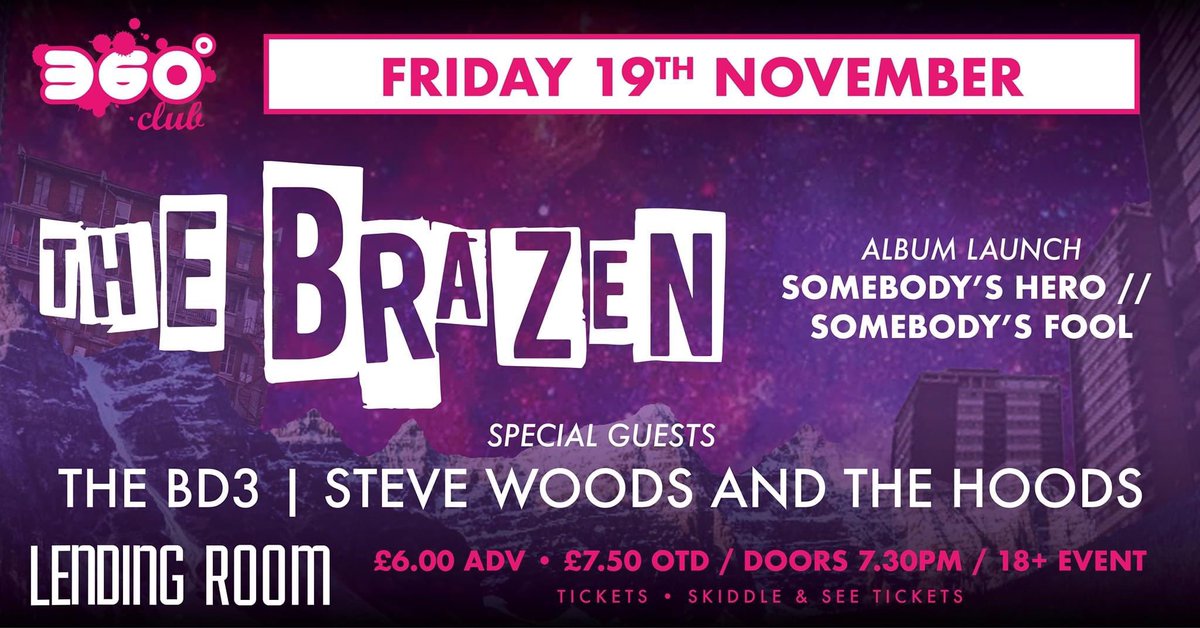 The_Brazen's tweet photo. Tomorrow nights show in Leeds to celebrate our new album release!!! 

Be great to see you all ❤️❤️ https://t.co/brKrXH8g5N