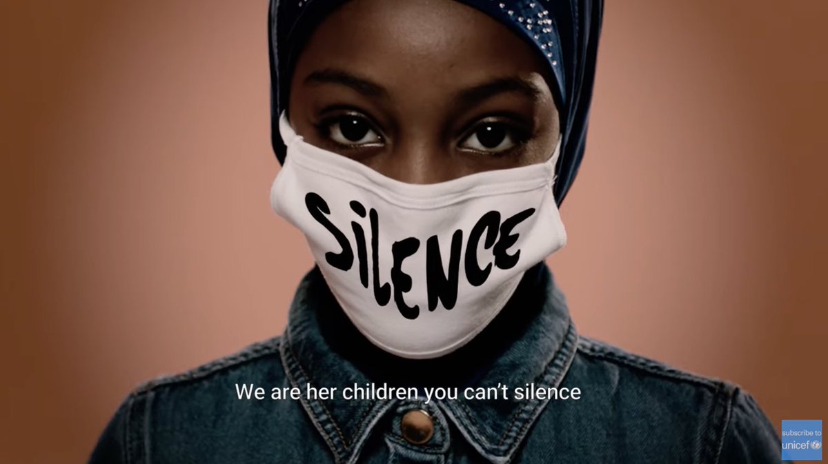 diva4equality's tweet photo. UNICEF: https://t.co/Du14GdWD2G via @YouTube
#MaskedNotMuted

#WorldChildrensDay November 20.

This is our planet. This is our Day! https://t.co/lfVTWWDjoM