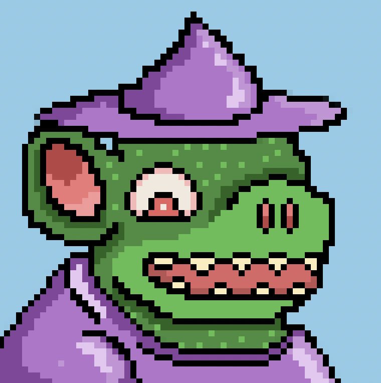 GoblinLabNFT's tweet photo. Wizard robe and hat, anyone? https://t.co/pgGavHn2OH
