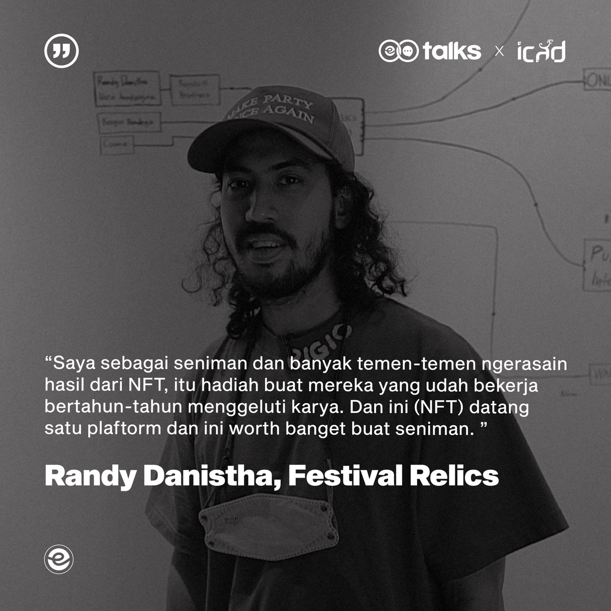 Eventeventapp's tweet photo. Are you familiar with NFT? @DanisthaRandy from Festival Relics discuss with us about NFT and their art. Watch the full interview on eMedia: https://t.co/bs1XsQ95h2 this Friday! 

#eTalks #FestivalRelics #ICAD2021 #ICADXI #eventevent #eventeventApp https://t.co/zPbVEKjvAn