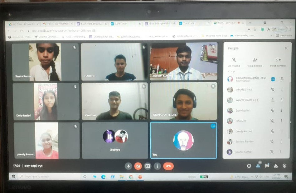 Edevement1's tweet photo. Edevement has organized the first round - Brain Intelligence Round successfully at S R Vidyapeeth School, Patna yesterday.
Thanks to all the students who have attended the event. 

#student #school #edevement #event #passion #Patna https://t.co/6nXITembmD