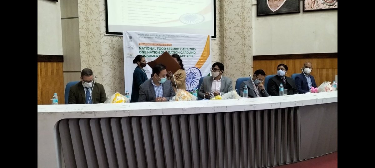 CSCMeghalaya's tweet photo. Signing of MoU between CSC SPV &amp; Dept of Food &amp; Civil Supplies Govt Of Meghalaya today at Yojana Bhavan. Another achievement done this FY which will give support to CSCs in Meghalaya . 

@CSCegov_ @dintya15 @sanjaykrakesh https://t.co/BiWOPwF3m0