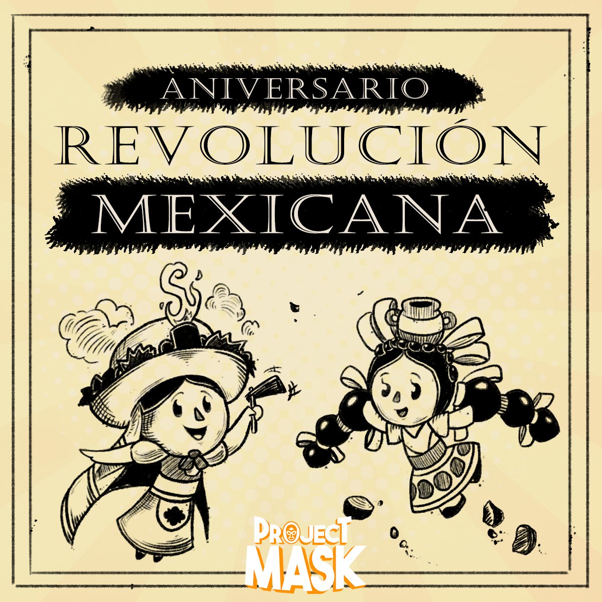 ProjectMaskOf's tweet photo. #ProjectMask is celebrating! Let us always remember the ideals of freedom, justice and equality that our revolution represents. Viva México!
Follow us:
@ProjectMaskOf en Facebook / Instagram / Twitter
#RevolucionMexicana
#Gamacon
#BCMediaLab
#HyperkineticStudios
#MaskedRepublic https://t.co/vQ4o7Ygp6M