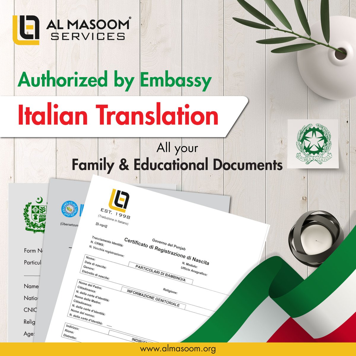 almasoom_'s tweet photo. We offer certified and standard translation services from Italian to English and vice versa.
For more detail:
051-2607272
0335-9441582
https://t.co/FR9O5WZ9Z6
#translation #Certified_Translation #human_translation #italiantranslation #italy #authorizedtranslation https://t.co/1SWdPWFUsl