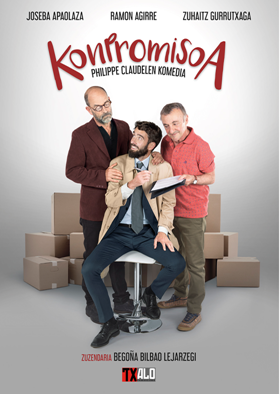 🗣️🎭Konpromisoa euskarazko #antzerkia Antsoainen!

Istorioa bi lagunen arteko haserrearekin hasten da... hirugarren pertsona bat iritsiko da ondoren. Zer gertatuko da?

😆Zatoz, barrez lehertuko gara!

📆Azaroak 19
🕗20:00 
📍Antsoaingo Antzokia
🎫 7,00€  labur.eus/vThFY