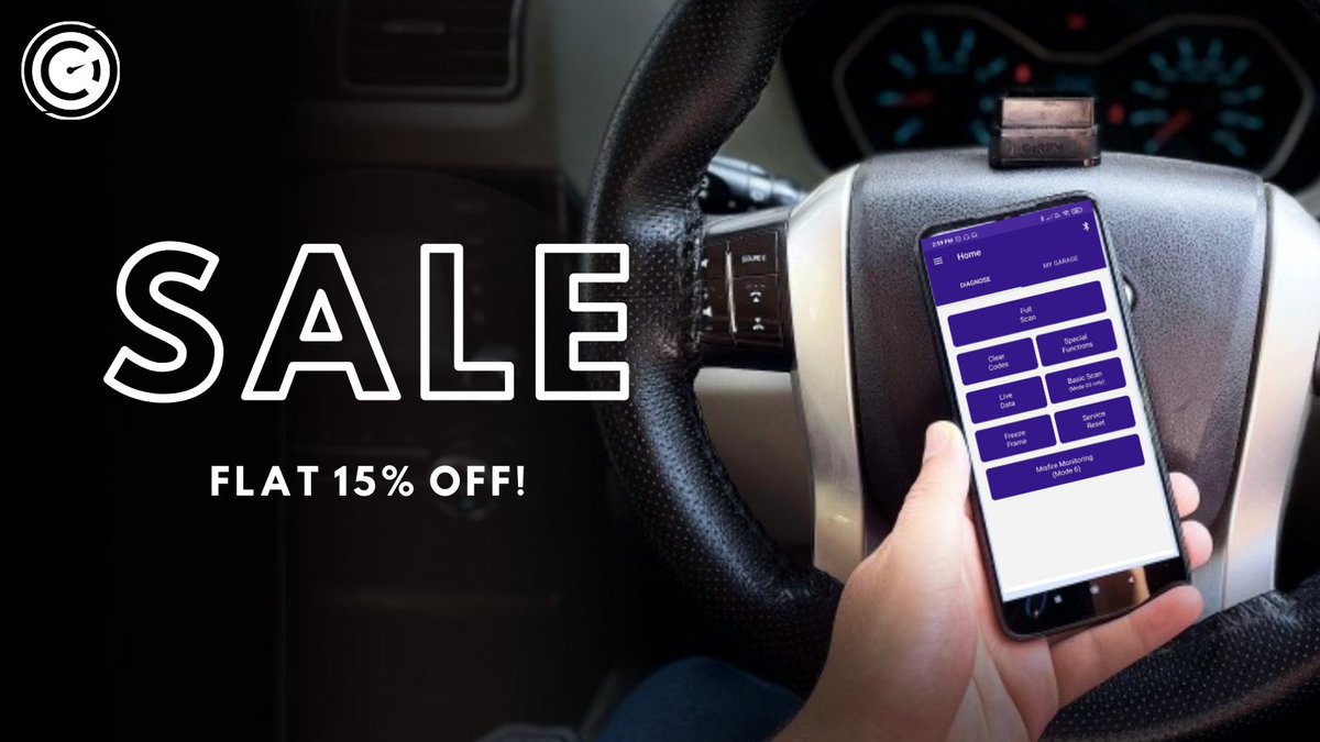 CaRPM_'s tweet image. November Sale Starting Now
Get 15% Discount on the CaRPM OBD Scanner.

Avail the offer- garagepro.in/?utm_source=So…

#CaRPM #GaragePro #sale