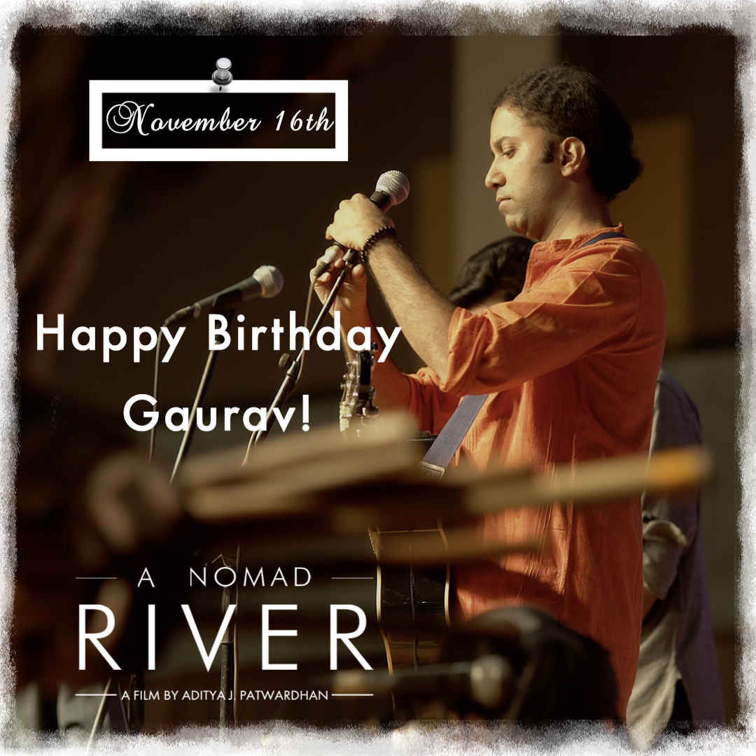Wishing you A Very Happy Birthday Gaurav!

Music Director who made a stunning soundtrack for A Nomad River.

<a href="/gauravbhatt16/">Gaurav Bhatt</a> 

#birthday