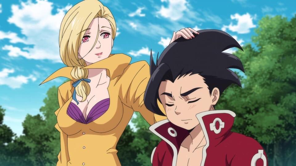 YukikoYukimura's tweet photo. Zeldris blushing everytime him and gelda do anything romantic is literally the cutest thing ever. He’s such a precious bean 

#NanatsuNoTaizai #七つの大罪 #SevenDeadlySins #CursedByLight #ThankYouNakaba https://t.co/BCS5G0YxJh
