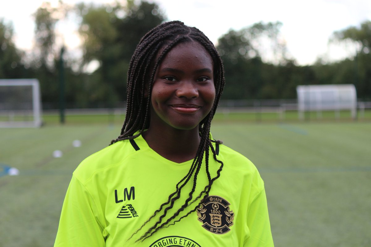 GraysLadies's tweet photo. Wishing our fantastically gifted #LM16 an absolutely wonderful birthday today from everyone at GAFC Girls U14's 🎁🎉🎂⚽💙 https://t.co/5ruiCcMX0w