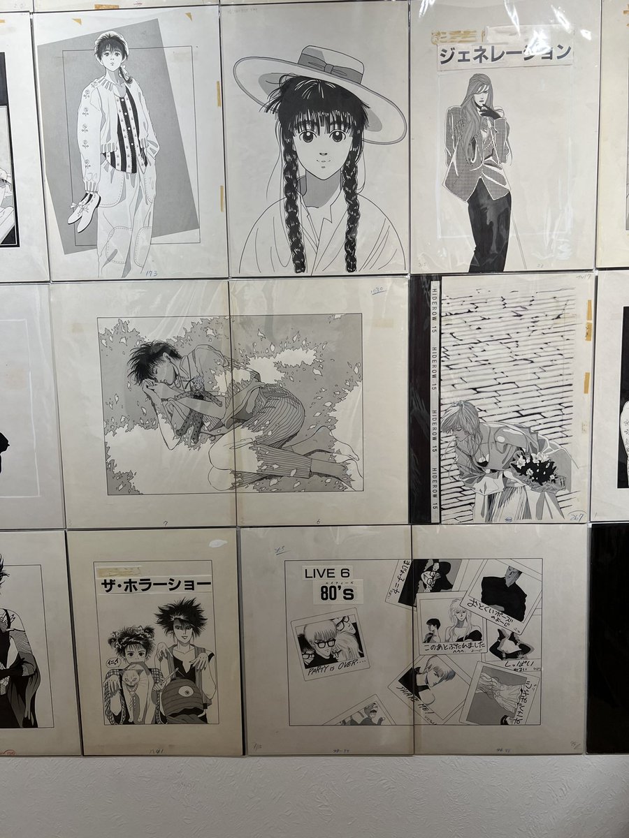 そしてリベストギャラリー創の上條淳士さんの個展。モノクロな1日。
