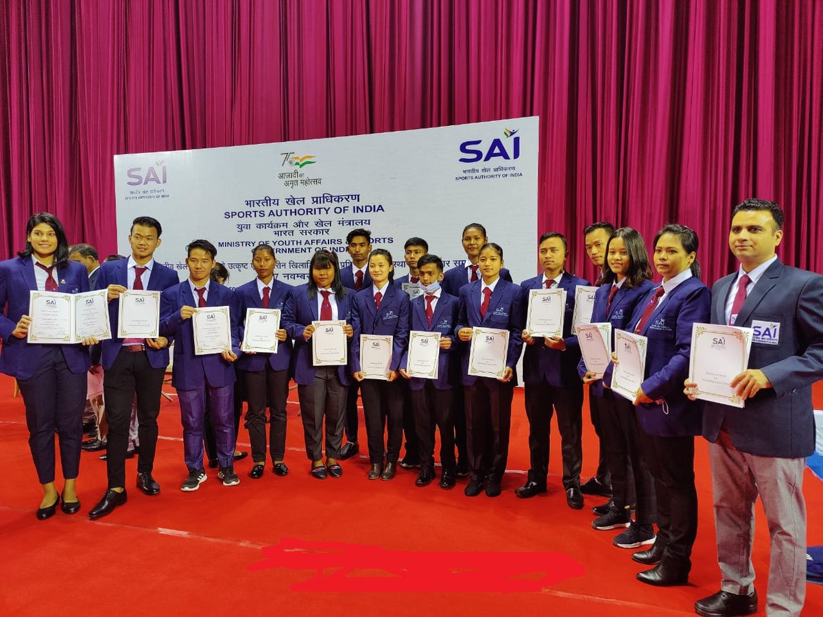 kreedonworld's tweet photo. Media_SAI: RT @SAIGuwahati: Glimpse of the #SAIAwards event, honoring the excellence of SAI Coaches and athletes. We are immensely proud of the achievers from #Guwahati Center and wishing them best wishes for future endeavors!! 💐
@Media_SAI @ianurag… https://t.co/jiIcfTvYQI