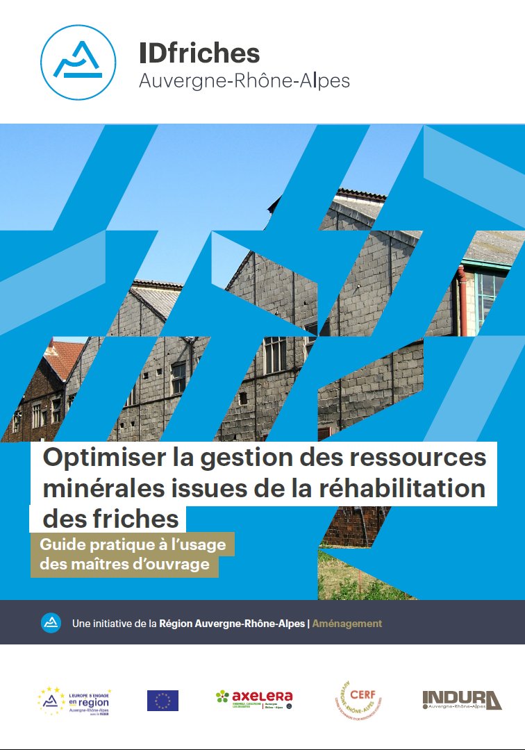 [Ressources] Notre tout nouveau guide Optimiser la gestion des #ressources #minérales issues de la réhabilitation des #friches vient de sortir, découvrez-le ! ➡️bit.ly/3oBo5OO @CeremaCom @ClusterIndura @eiffage @EPF_EPORA @GroupeSERFIM @suez @GroupeVicat @SteMetropole