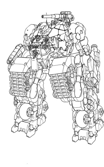 #イラスト

howitzer sketch done! 