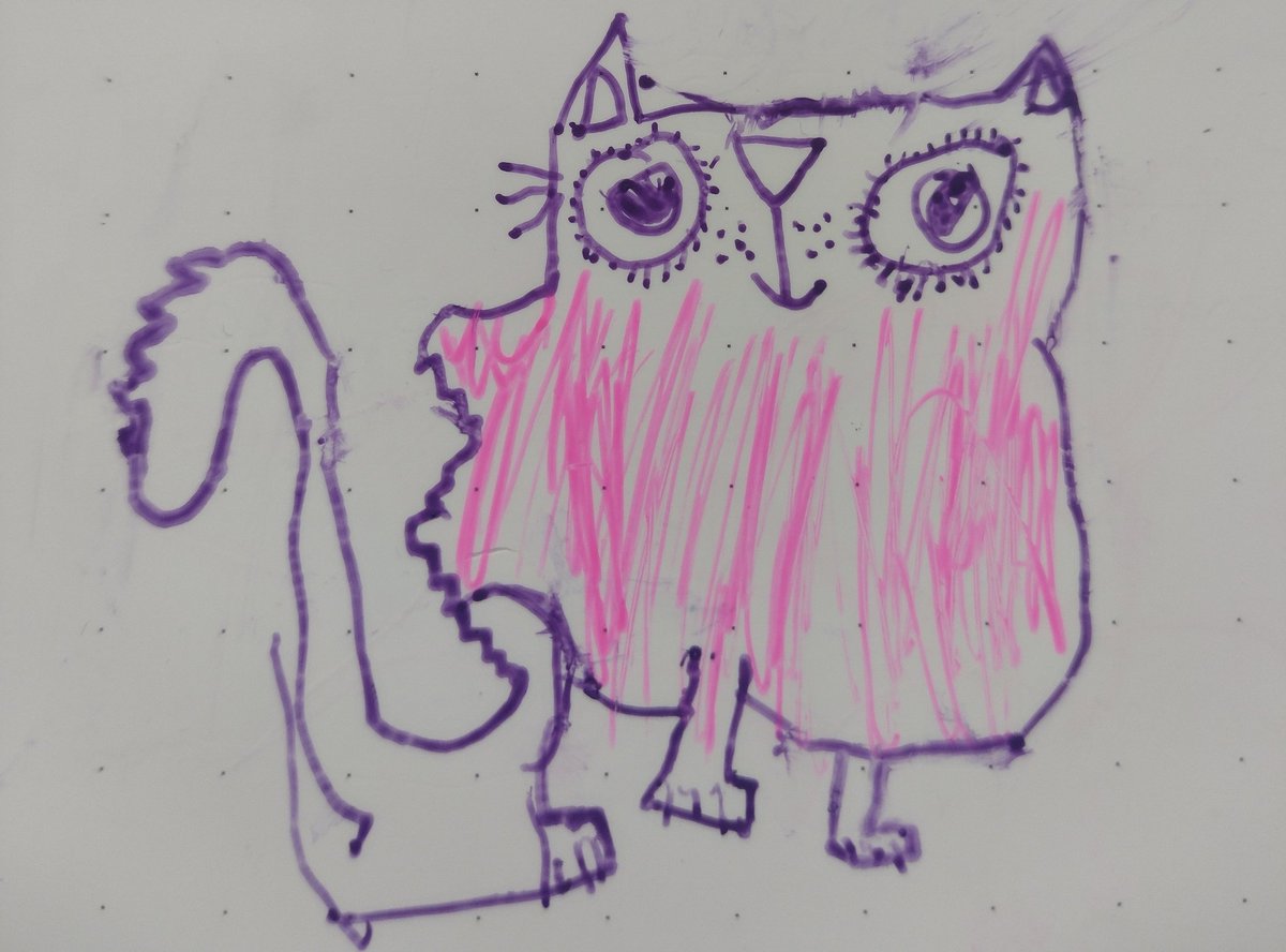 jas1984's tweet photo. @RobBiddulph #DrawWithRob by Millie Aged 5 and an effort from Daddy. https://t.co/TdQ8mfjwEj